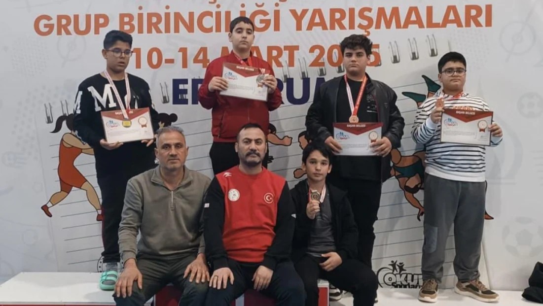 Güreşte Elazığ’a 5 Madalya