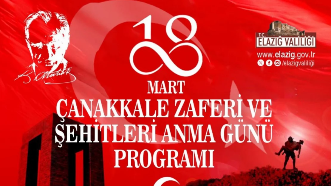 18 Mart Programı Belli Oldu