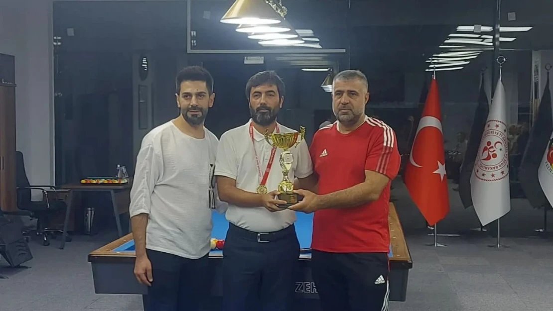 3 Bant Bilardo İl Şampiyonası Gerçekleştirildi