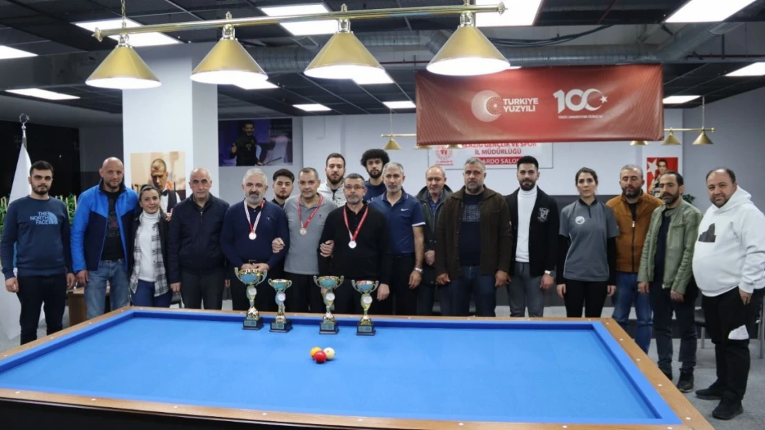 3 Bant Bilardo İl şampiyonası Tamamlandı