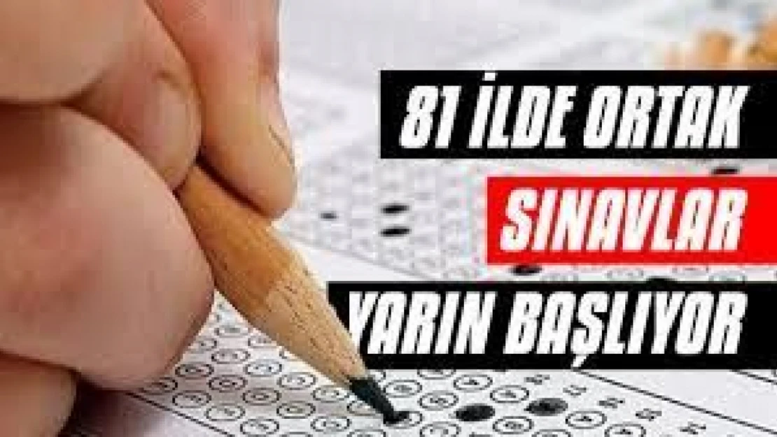 81 İlde Ortak Sınav