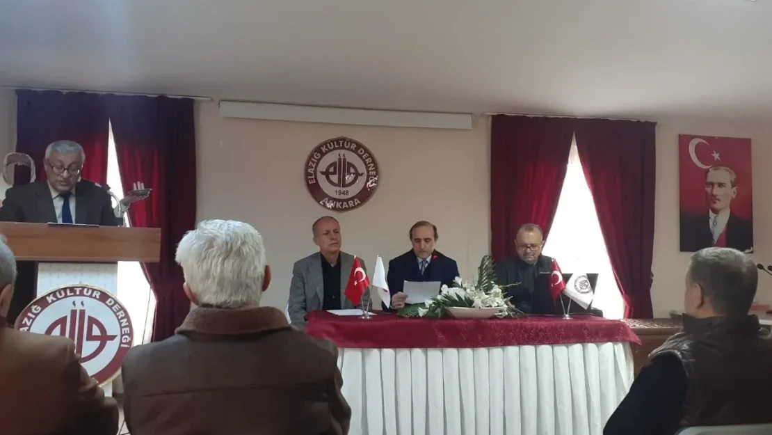 Ankara'daki Elazığ Kültür Derneği Olağan Genel Kurul Toplantısını Yaptı