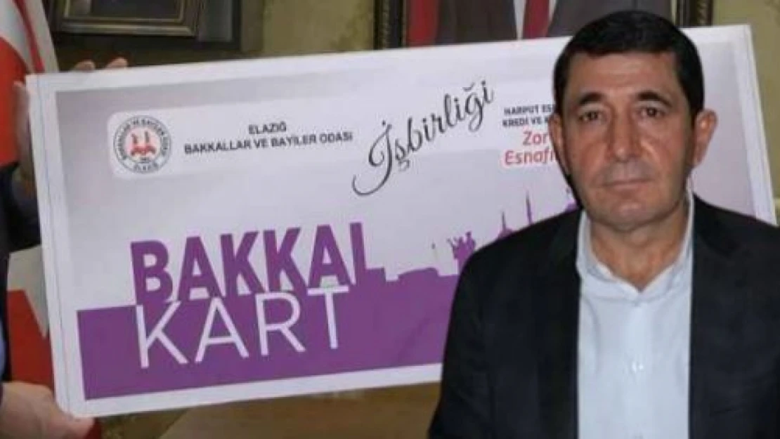 Bakkal Kart Projesi Hayırsever Desteğini Bekliyor