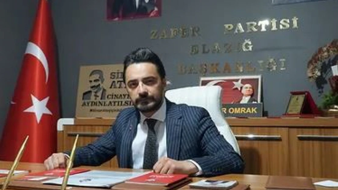 Başkan Omrak'dan 30 Ağustos Zafer Bayramı Mesajı