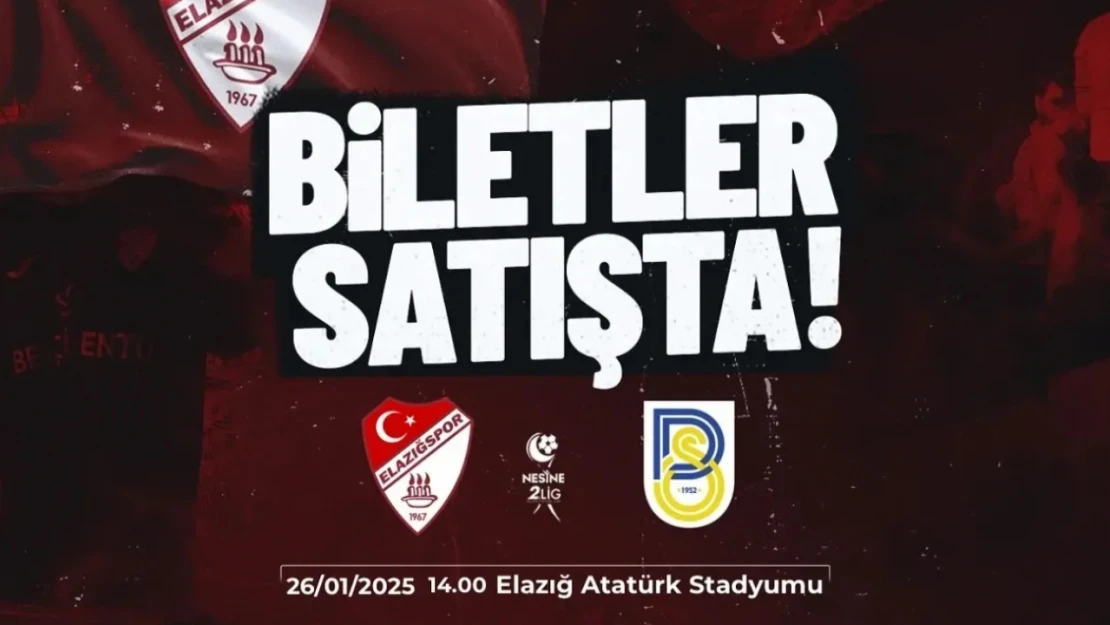 Belediye Derincespor Maçı Kağıt Biletleri Satışta!