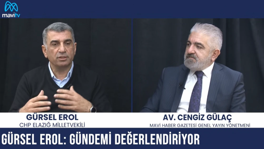 CESUR KÜRSÜ PROGRAMI'NIN KONUĞU CHP ELAZIĞ MİLLETVEKİLİ GÜRSEL EROL