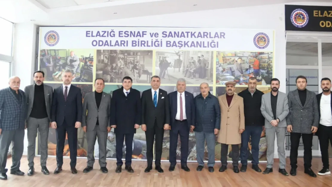 CHP Heyeti Elazığ'da Esnafın Sorunlarını Dinledi