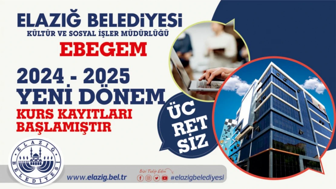 EBEGEM'de Kurs Kayıtları Başladı