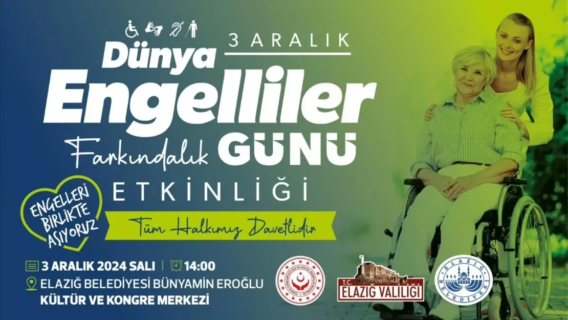 Elazığ Belediyesi'nden Engelliler Günü Etkinliği