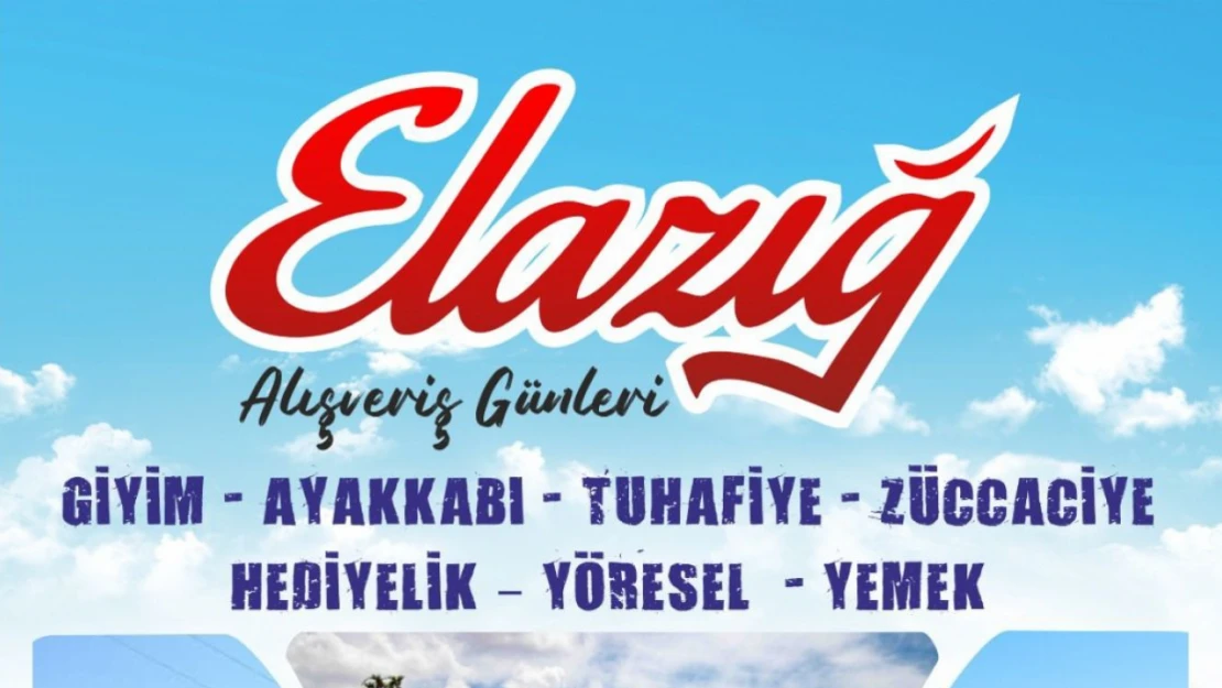 Elazığ'da Alışveriş Günleri Başlıyor