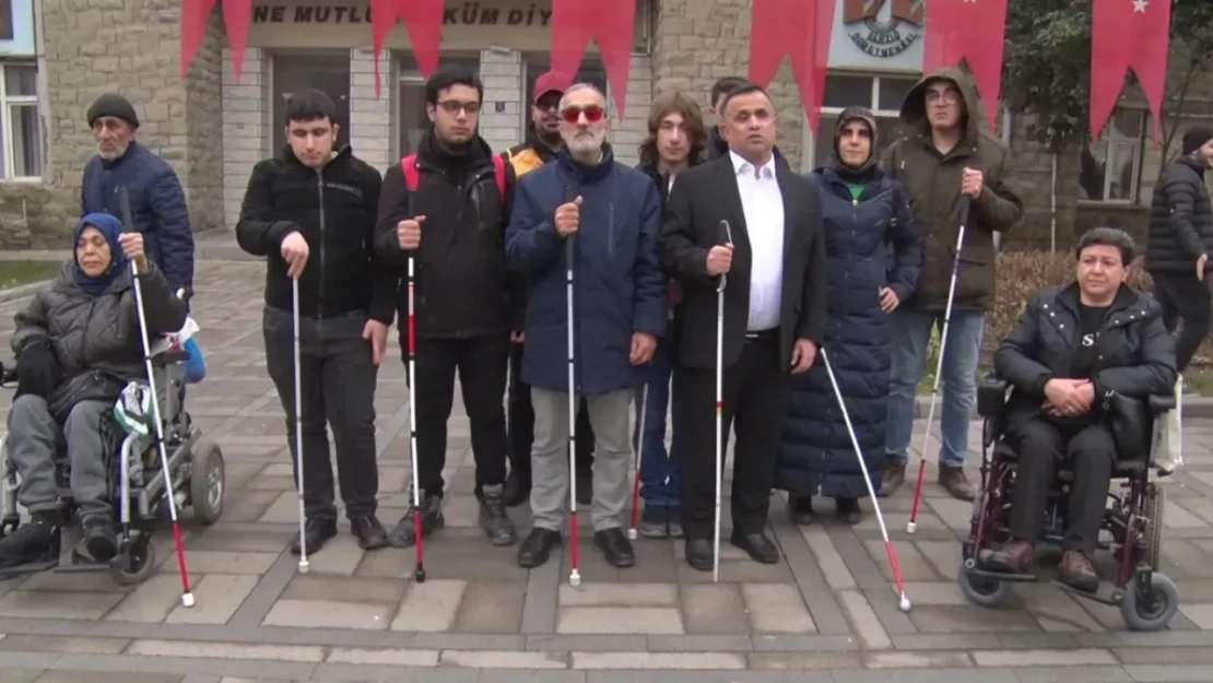 Elazığ'da Asıl Engel Bedende Değil Kalptedir Farkındalık Yürüyüşü Düzenlendi