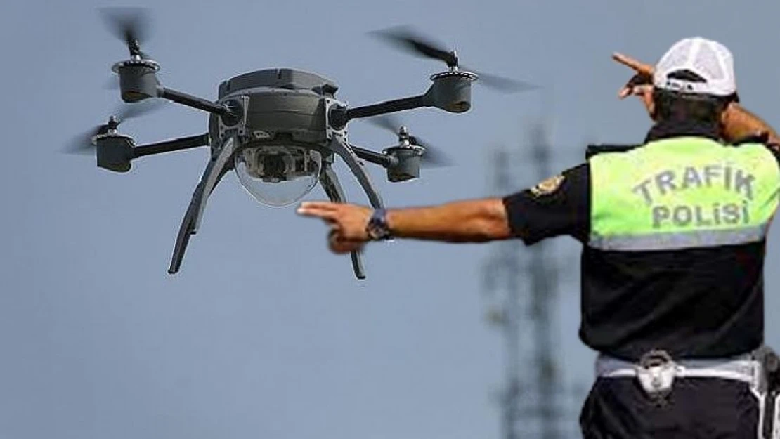 Elazığ'da Drone Destekli Trafik Denetimi Yapıldı