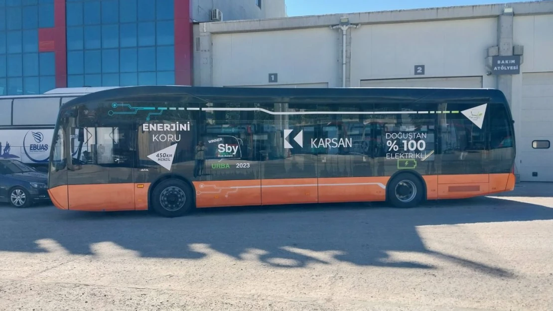 Elazığ'da Elektrikli Otobüs Test Edildi