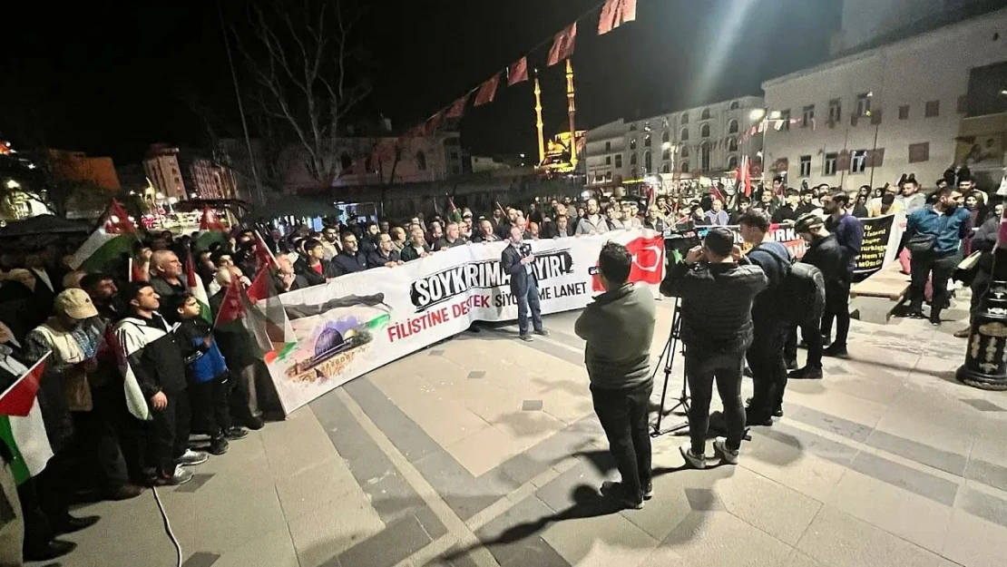 Elazığ'da İsrail'e Protesto Soykırımda 180. Gün