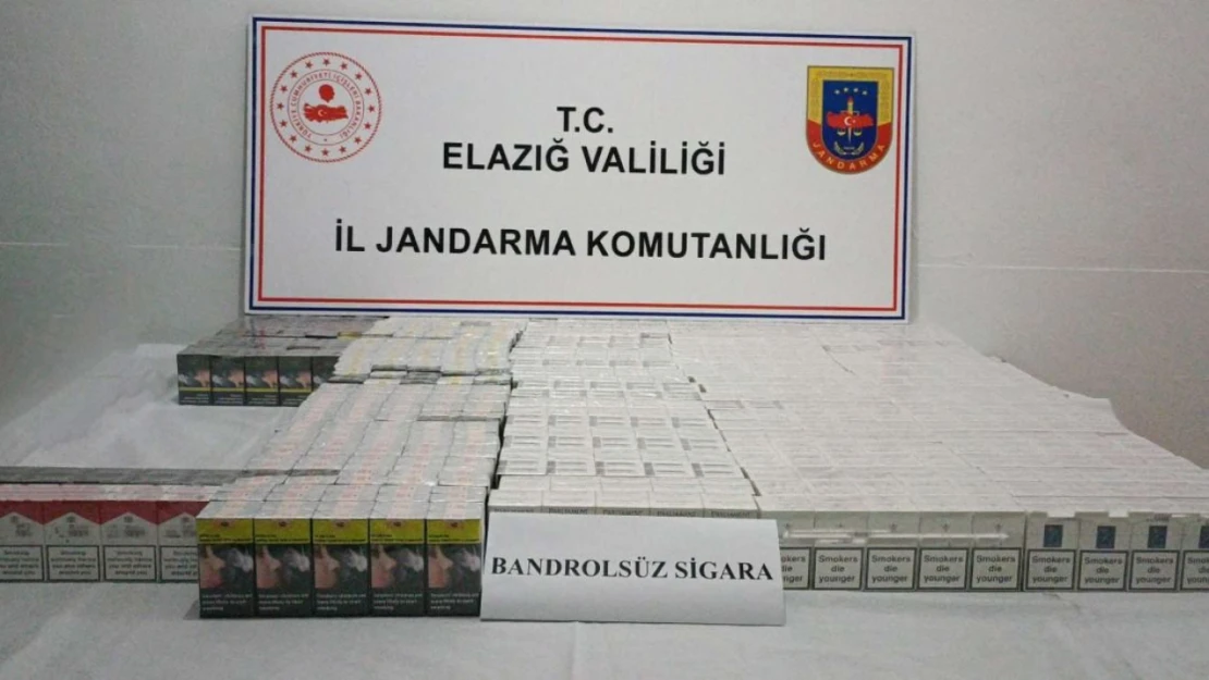 Elazığ'da Kaçak Sigara Ele Geçirildi