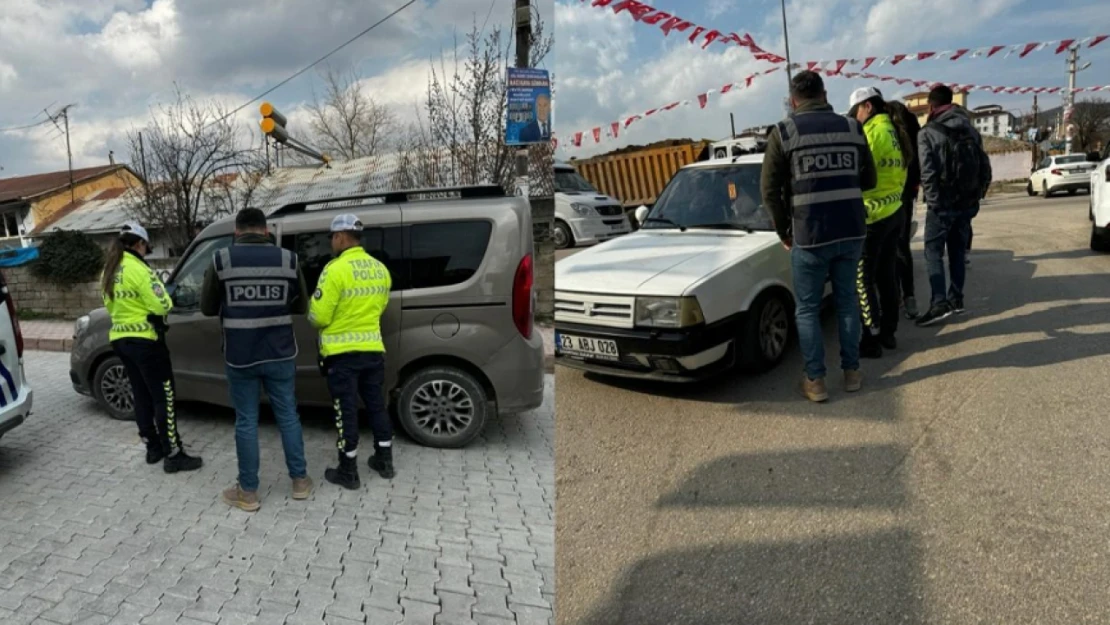 Elazığ'da Okul Önü Denetimler Devam Ediyor