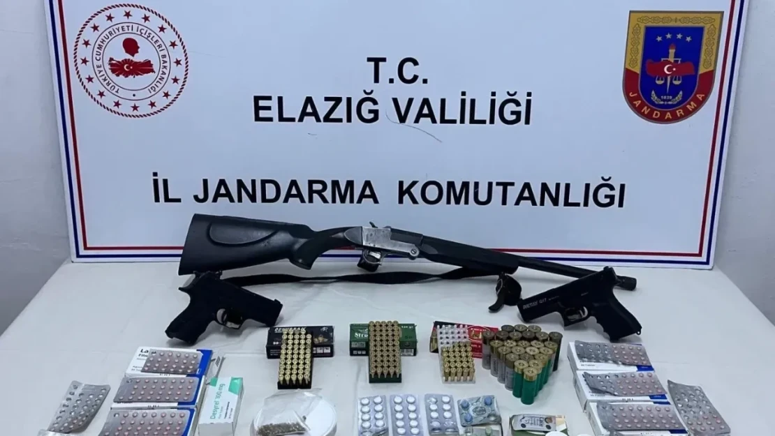 Elazığ'da Uyuşturucu ve Silah Operasyonu