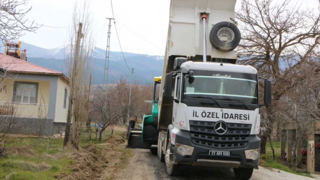 Elazığ İl Özel İdaresi Asfalt Sezonunu Açtı