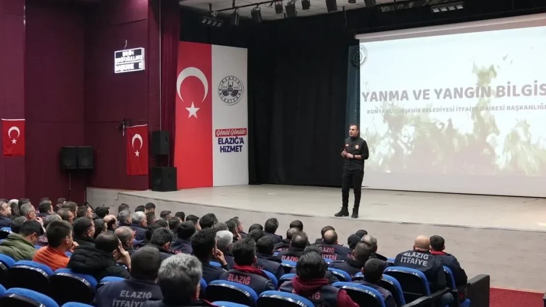 Elazığ İtfaiyesi Eğitimdeydi