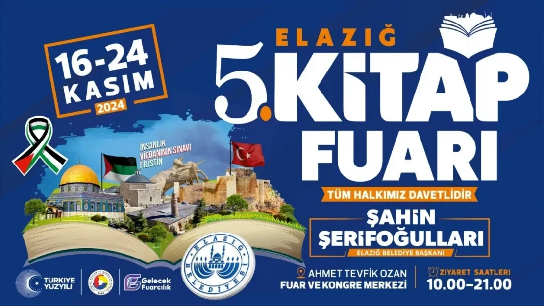 Elazığ Kitap Fuarı'nda Yazar ve Şairlerin İmza ve Söyleşi Programı Açıklandı