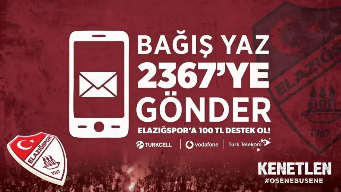 Elazığspor'a Bağış Kampanyası