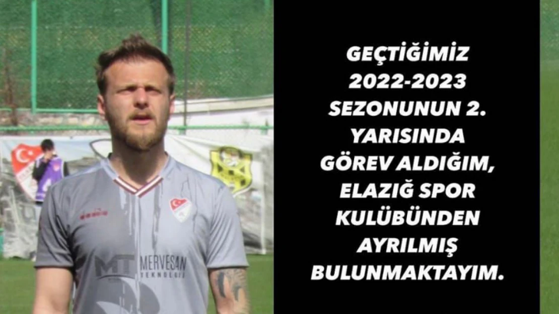 Elazığspor'a Veda Etti!