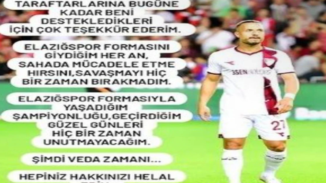 Elazığspor'dan Ayrıldı