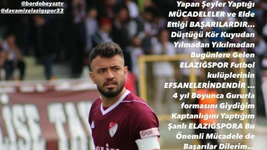 Elazığsporlu Eski Futbolcudan Efsane Paylaşım