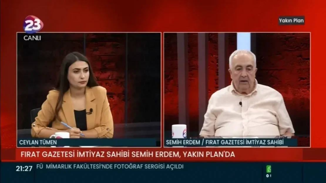 Erdem: Basın Meslek Yasasının Çıkması Gerekiyor!