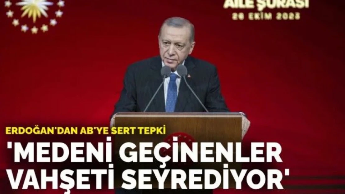 Erdoğan'dan AB'ye Sert Tepki...