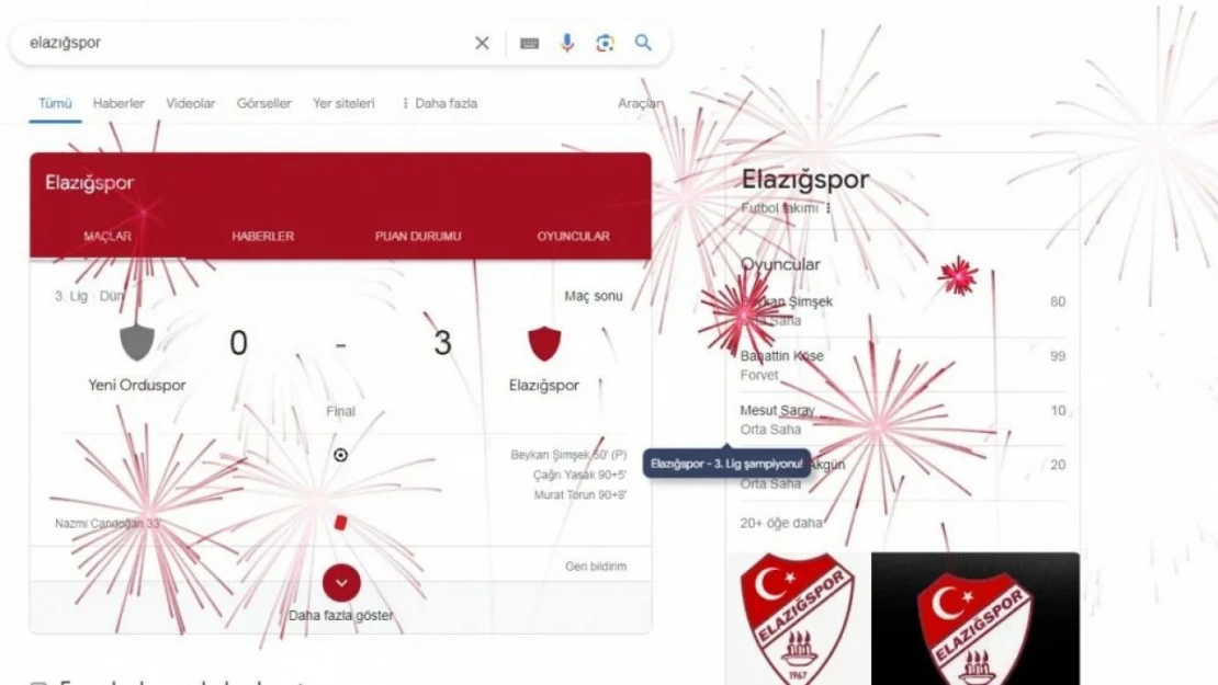 Google'den Elazığspora büyük jest: Gören Şaştı Kaldı