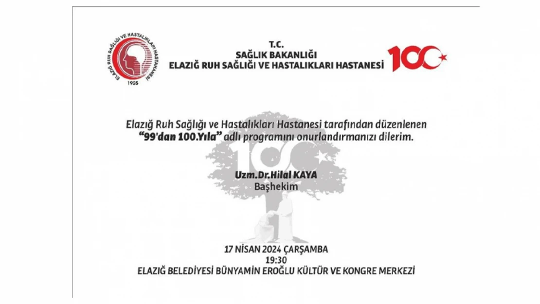 Hastaneden 99'dan 100'üncü Yıla Özel Program