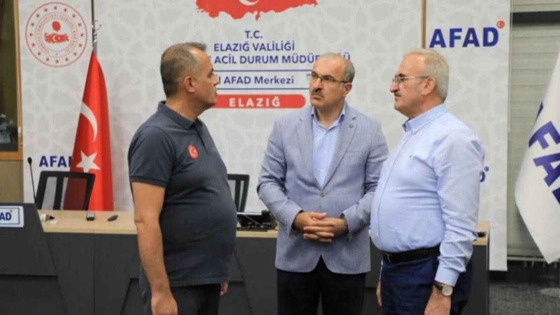 İçişleri Bakan Yardımcısı ve AFAD Başkanı Elazığ'da