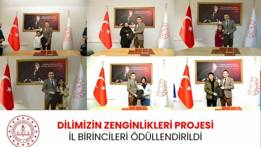 İl Birincileri Ödüllendirildi