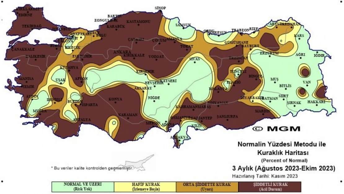 Meteoroloji Paylaştı: Elazığ'da Büyük Tehlike