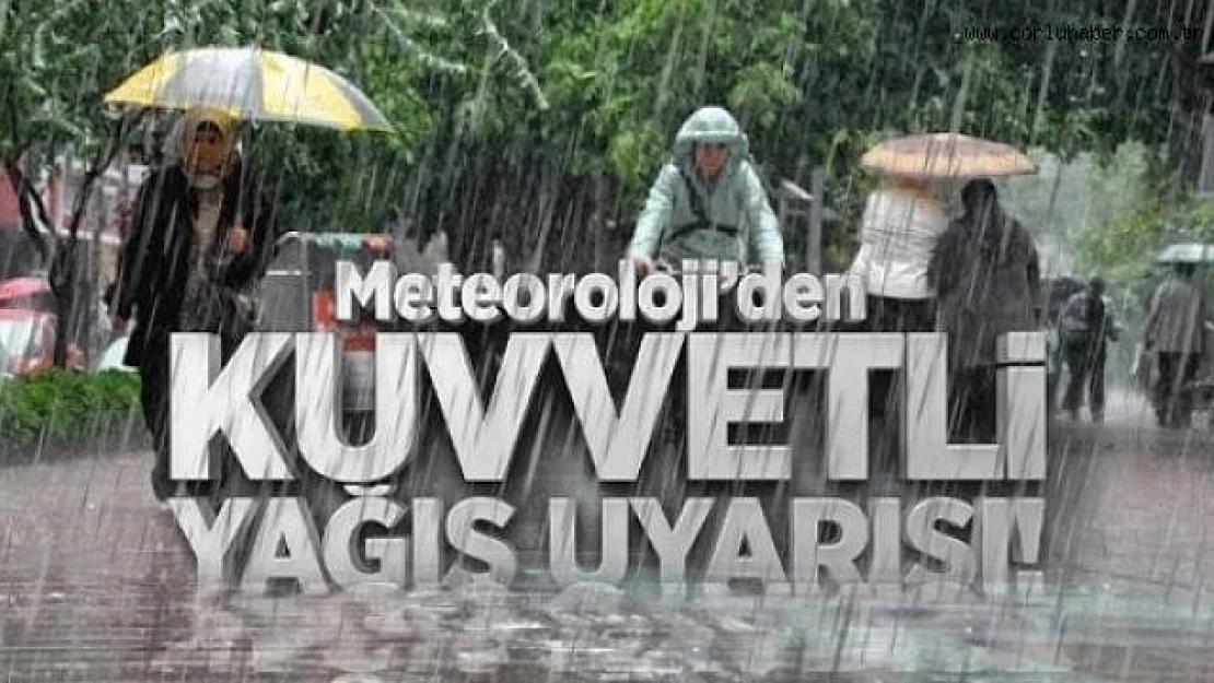 Meteoroloji Saat Verdi Elazığ'a Sağanak Alarmı