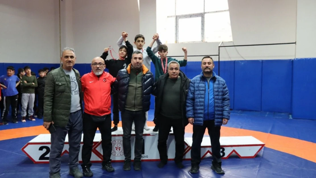 Okul Sporları Güreş İl Şampiyonası Sona Erdi