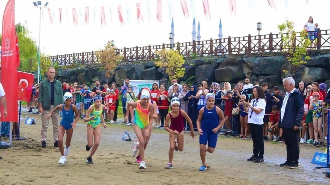 Ordu'daki Triathle Yarışmalarında Başarı