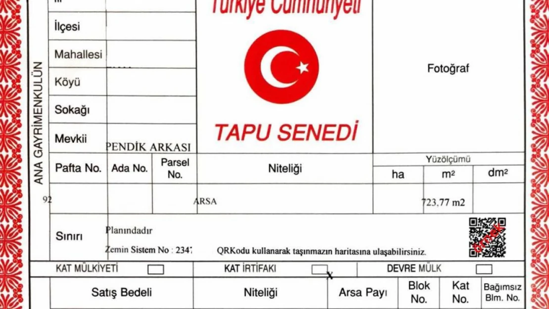 Tapu Sahipleri İçin Yeni Karar!