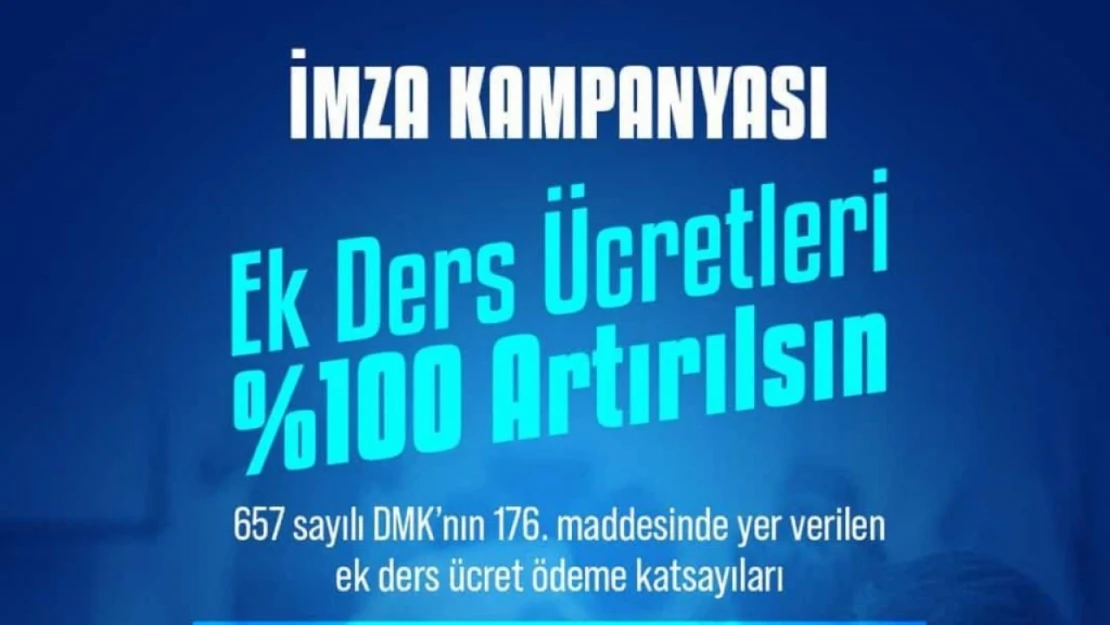 Türk Eğitim-Sen İmza Kampanyası Başlattı
