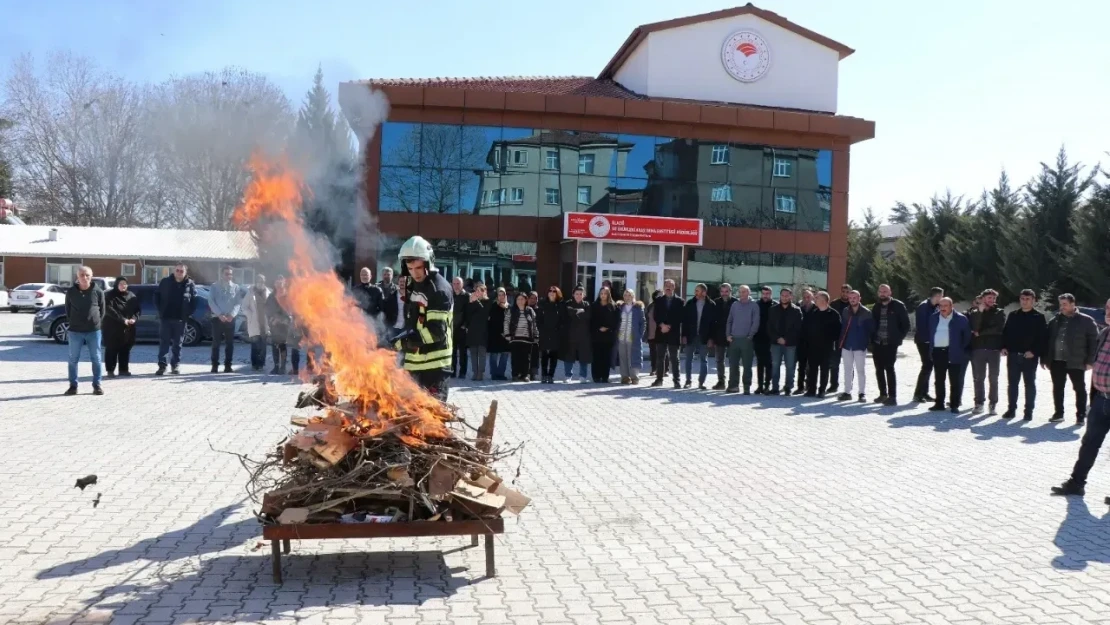 Uygulamalı Yangın Eğitimi Verildi!