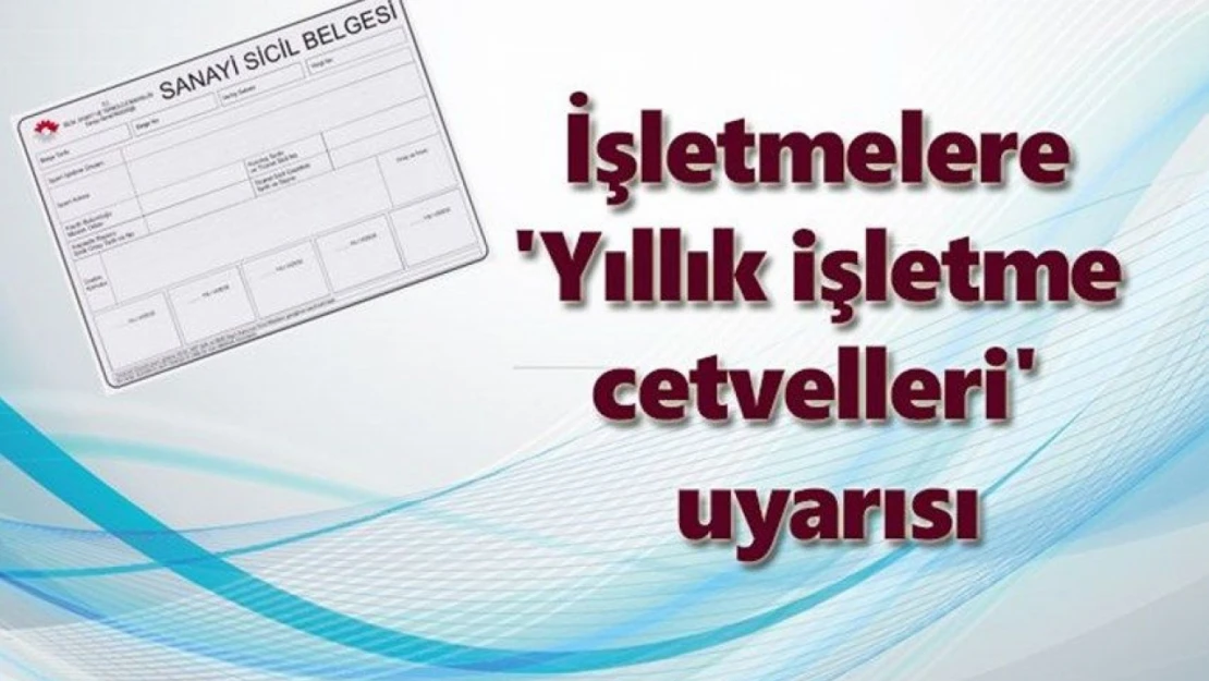 Yavuztürk, İşletmeleri Uyardı!