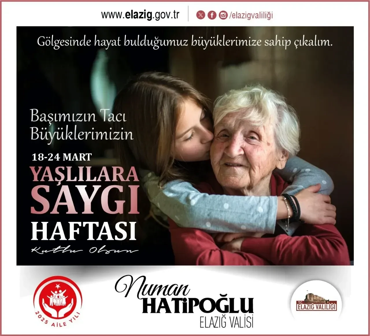 Yaşlılarımız Geçmişiz ve Geleceğimizdir!