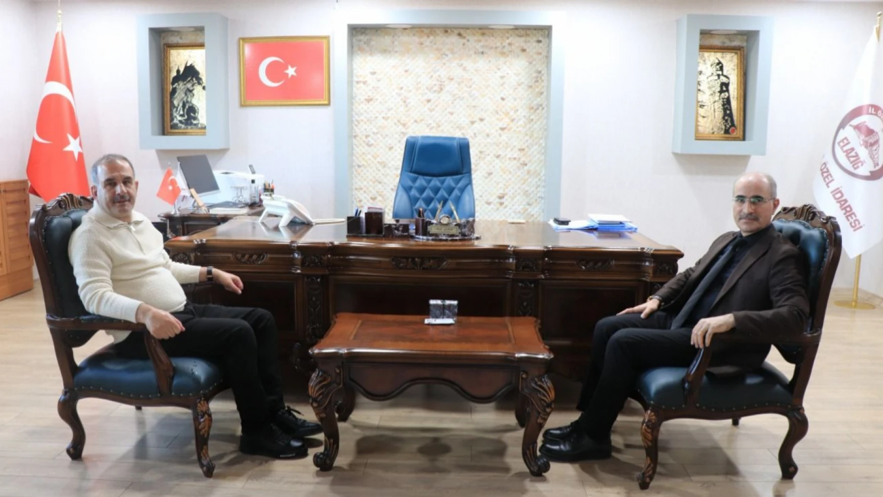 Başkan Alan'dan Ali Şiş'e Teşekkür Ziyareti