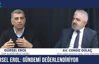 CESUR KÜRSÜ PROGRAMI'NIN KONUĞU CHP ELAZIĞ MİLLETVEKİLİ GÜRSEL EROL