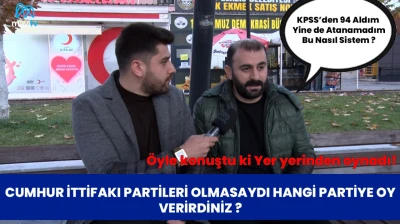 CUMHUR İTTİFAKI PARTİLERİ OLMASAYDI HANGİ PARTİYE OY VERİRDİNİZ ?