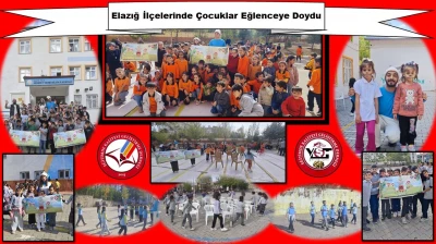 Elazığ İlçelerinde Çocuklar Eğlenceye Doydu