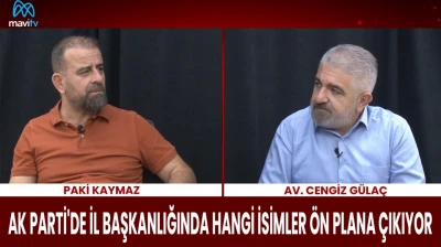 SANSÜRSÜZ 63.BÖLÜM  AK PARTİ'DE İL BAŞKANLIĞINDA HANGİ İSİMLER ÖN PLANA ÇIKIYOR