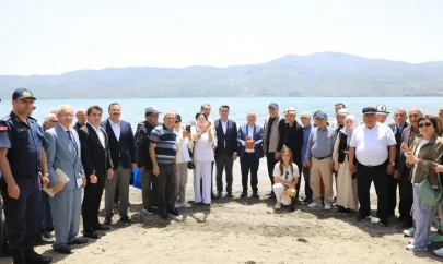 Issık Gölü'nden Hazar Gölü'ne Su Buluşması