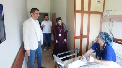 Doç. Dr. Mesut Yur ve Hastane Yönetimin'den Anlamlı Ziyaret